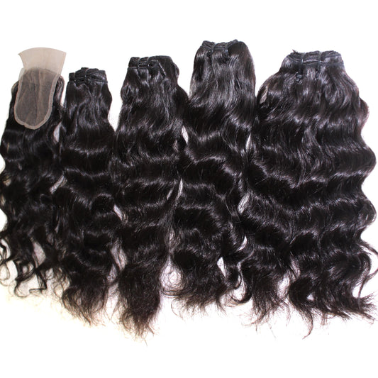 100% Natural Eco-Friendly Human Hair Belt Closure Suit Beautiful Body Wave Remi High Clear Lace Wig Long Transparent Lace